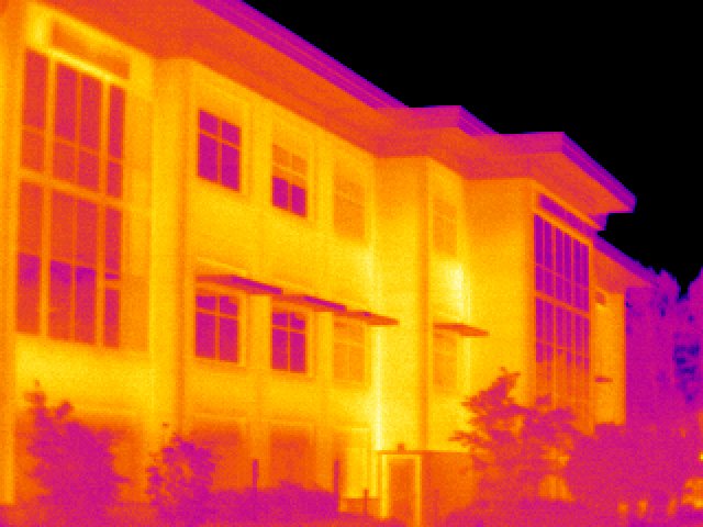 Infrared Image of Office Block