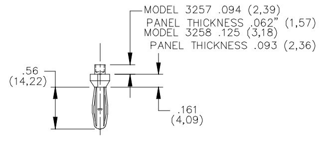 Pomona 3257 Dimensions
